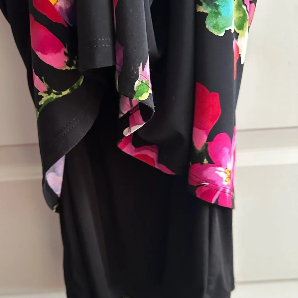 Ralph Lauren Floral Dress Sleeveless Cocktail Lined Worn Once - Picture 5 of 6